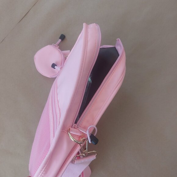 Light Pink Cross-body Pickleball Bag with a Coin Purse - Picture 7 of 12